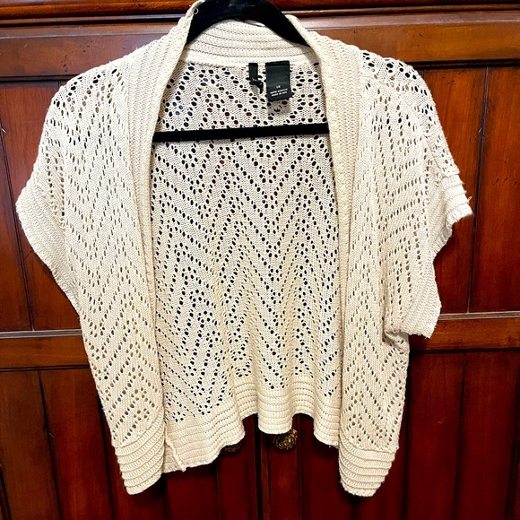 New directions sweater cardigan beige size 1X - Picture 1 of 3